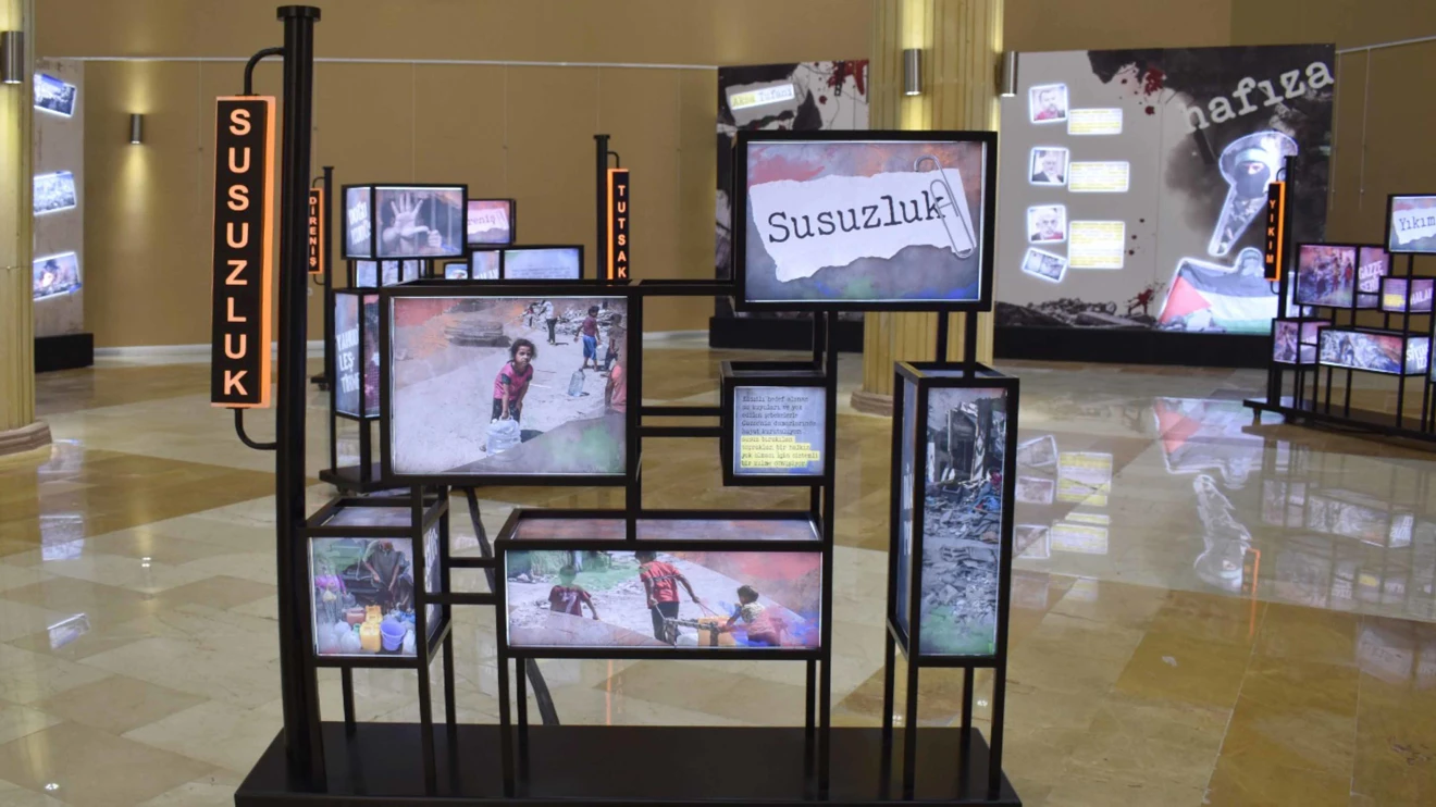 Filistin’deki soykırımı anlatan “Hafıza Sergisi” açıldı